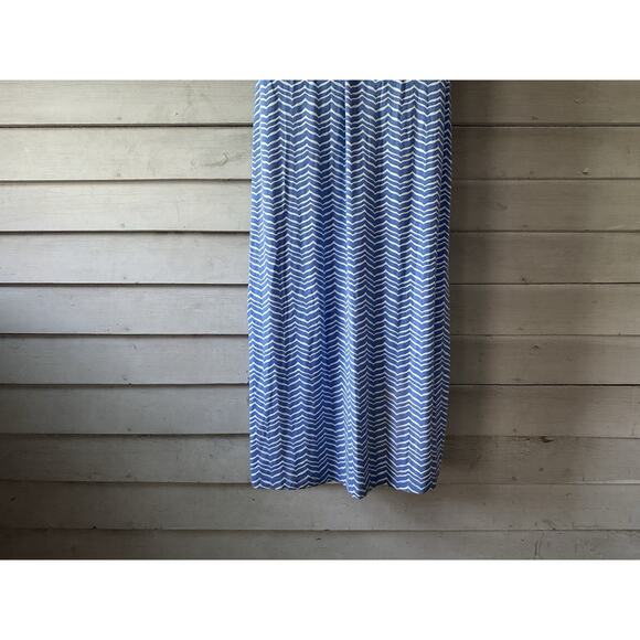 Vineyard Vines Wavy Blue Striped Maxi Dress Size XXS - Picture 4 of 6